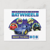 すべてのBatwheels™を呼び出す – 準備完了転が ポストカード (正面)