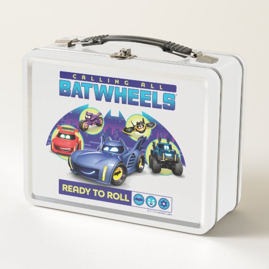 すべてのBatwheels™を呼び出す – 準備完了転が メタルランチボックス (正面)