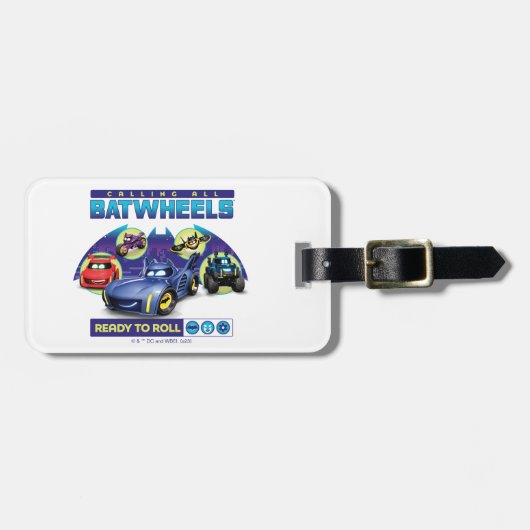 すべてのBatwheels™を呼び出す – 準備完了転が ラゲッジタグ (正面横)