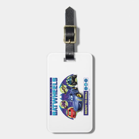 すべてのBatwheels™を呼び出す – 準備完了転が ラゲッジタグ (正面縦)