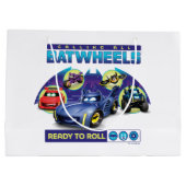 すべてのBatwheels™を呼び出す – 準備完了転が ラージペーパーバッグ (裏面)