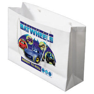 すべてのBatwheels™を呼び出す – 準備完了転が ラージペーパーバッグ