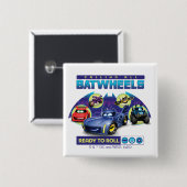 すべてのBatwheels™を呼び出す – 準備完了転が 缶バッジ (正面&裏面)