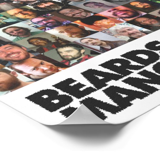 すべてのBeardsポスター – A3形式 ポスター (角)