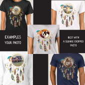 すべてのBREEDSあなたのペットの写真のシャカスタマイズツ Tシャツ