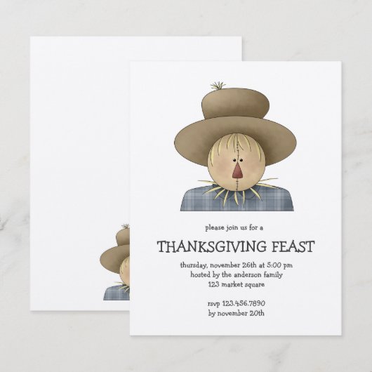 すべてのdem恵み· Sacerow 招待状 (正面/裏面)