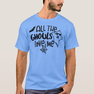 すべてのGhouls私シーズンブー不気味クルーホールを愛する Tシャツ