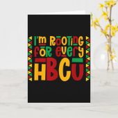 すべてのHBCU（歴史的黒人大学）を応援しています カード (黄色い花)