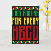 すべてのHBCU（歴史的黒人大学）を応援しています カード (黄色い花)