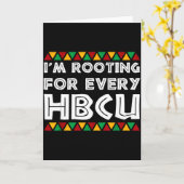 すべてのHBCU（歴史的黒人大学）を応援しています カード (黄色い花)