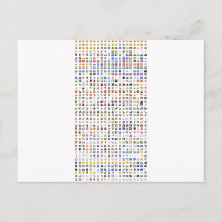 すべてのiPhone / iOS絵文字 ポストカード