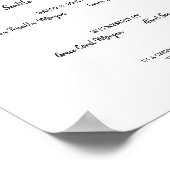 すべてのLGBTの結婚証明書プライドレインボーハート ポスター (角)