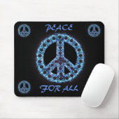 すべてのmousepadのための青い平和 マウスパッド (マウス)