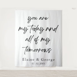 すべてのMy Tomorrowsの結婚Photo Prop背景 タペストリー