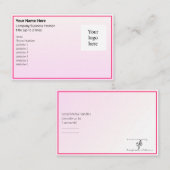 すべてのPinks Online Bizロゴ 名刺 (正面/裏面)