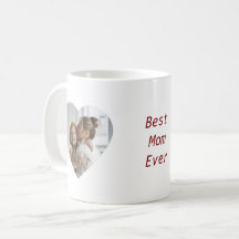 すべてのsipで愛 – ハート写真ママのためにマグカップ