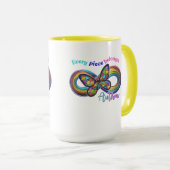 すべてのsipに属する – 自閉症パズルマグ マグカップ (正面右)