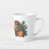 すべてのsip名の暖パーソナライズされたかさ カフェラテマグ (右)