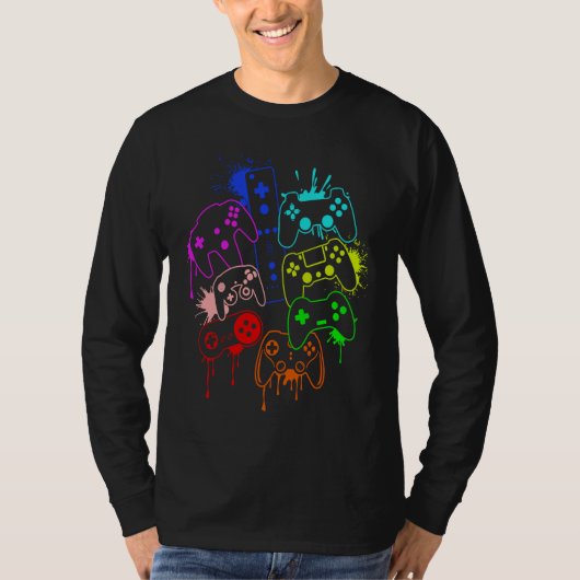 すべてのThingsビデオゲームコントローラを制御 Tシャツ (正面)