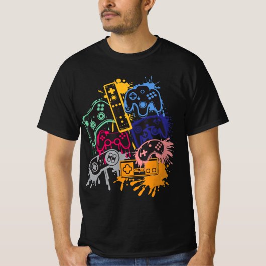 すべてのThingsビデオゲームコントローラを制御 Tシャツ (正面)