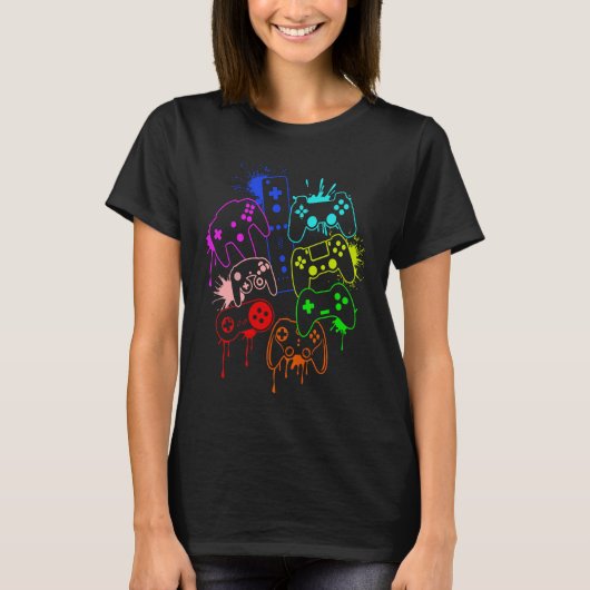 すべてのThingsビデオゲームコントローラを制御 Tシャツ (正面)