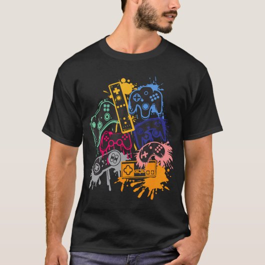 すべてのThingsビデオゲームコントローラを制御 Tシャツ (正面)