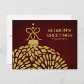 すべてのUsカードからのビジネス・シーズンの挨拶 シーズンポストカード (正面/裏面)
