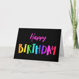 すべてのUsネオンカラフル誕生日カードから カード