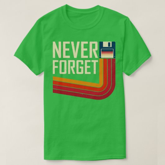 すべてのV2用フロッピーディスク Tシャツ (デザイン正面)