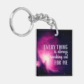 すべてはいつも私の引用文 キーホルダー (正面左)