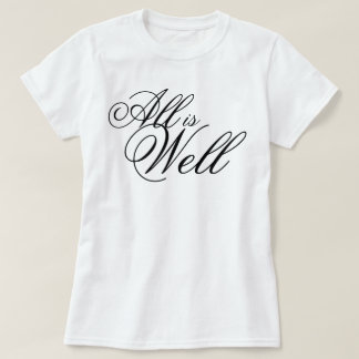 "すべてはうまくいく" エステティックなスクリプト・アファメーション Tシャツ