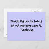 すべてはその美しさを持っている ポストカード (正面/裏面)
