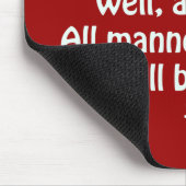 すべてはよくあります マウスパッド (コーナー)