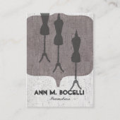 すべてはインディのヴィンテージのマネキンN機械に服を着せました 名刺 (正面)