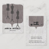 すべてはインディのヴィンテージのマネキンN機械に服を着せました 名刺 (正面/裏面)