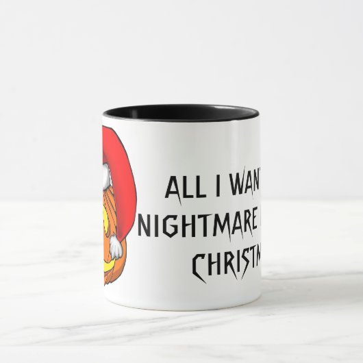 すべてはクリスマスの前にI WANT悪夢です マグカップ (中央)