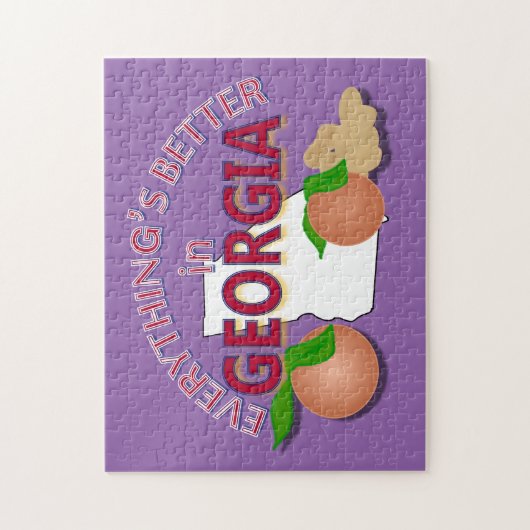 すべてはジョージアのパズルでよりよいです ジグソーパズル (縦)