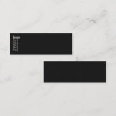 すべてはステッチしました コーリングカード (正面/裏面)