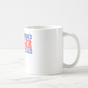 すべてはテキサス州でより大きいです コーヒーマグカップ