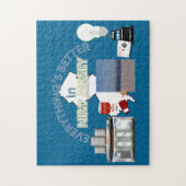 すべてはニュージャージーのパズルでよりよいです ジグソーパズル (縦)