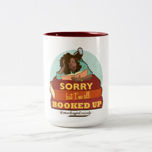 すべてはマグの上で予約しました ツートーンマグカップ (中央)