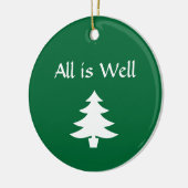 すべては健康な休日のオーナメントです セラミックオーナメント (左)