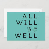 "すべては健康"で郵便はがきを慰めます シーズンポストカード (正面/裏面)