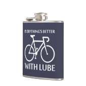 すべては円滑油とよりよいです フラスク (左)
