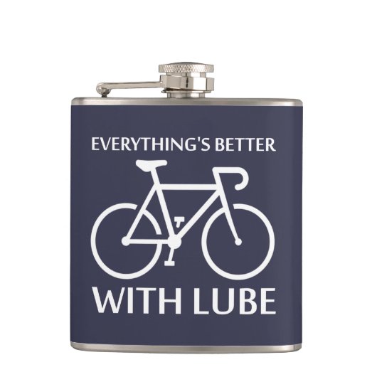 すべては円滑油とよりよいです フラスク (正面)