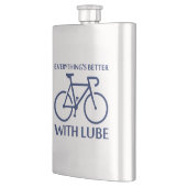 すべては円滑油とよりよいです フラスク (左)