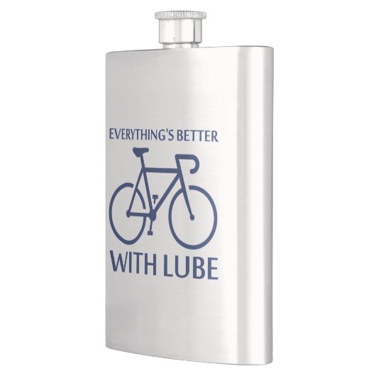 すべては円滑油とよりよいです フラスク (左)