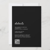 すべては単ファンシーなる愛結婚の 招待状 (裏面)