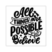すべては可能である 名言 ラバースタンプ (インプリント)