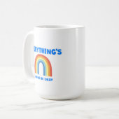 すべては大丈夫のコーヒーマグ コーヒーマグカップ (正面左)